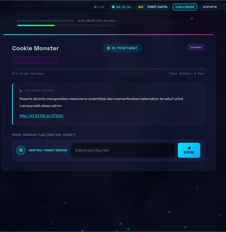 Challenge Cookie Monster