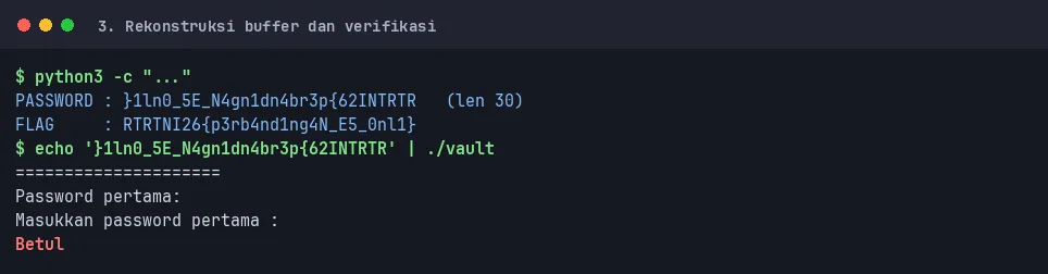 Rekonstruksi buffer