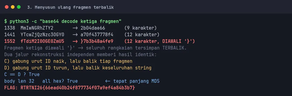Rekonstruksi fragmen